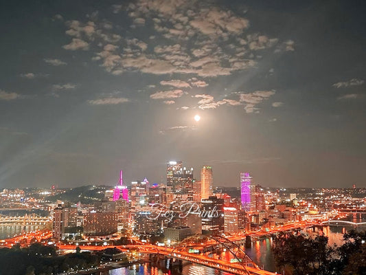 Full Moon over Pittsburgh