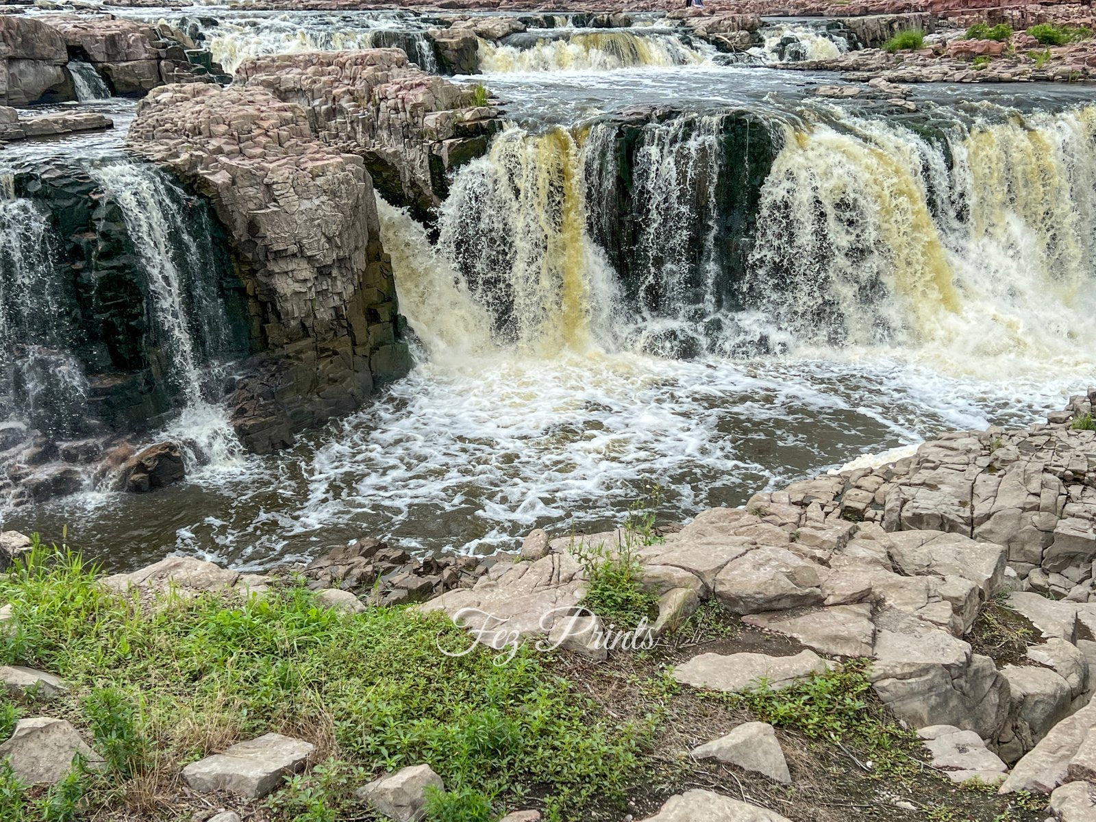 Waterfall in Sioux Falls