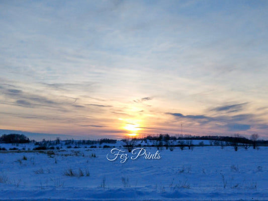 Snowy Sunrise