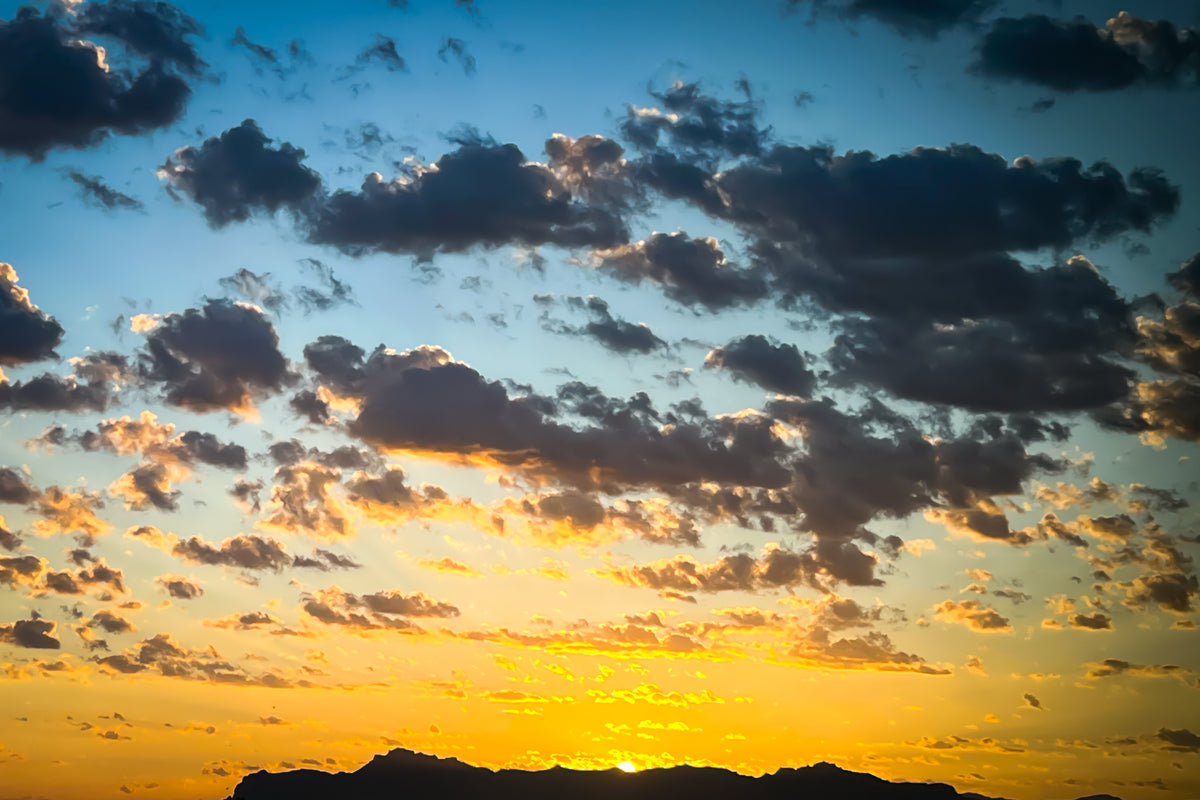 Dusty Desert Sunrise